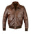 Copy of MEN'S TYPE A2 BRONCO MILITARY FLIGHT REAL GOATSKIN LEATHER JACKET