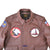 Fivestar Leather Type A2 Bronco Military Flight Real Goatskin Leather Jacket with Patches