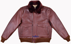 Fivestar Leather Men's Type A2 G-1 US Fashion Leather Flight Bomber Jacket