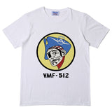 Fivestar Leather VMF-512 Tubular T-Shirt 100% Cotton White