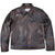 FiveStar Leather Vintage Custom 1930s Buffalo hide Distressed Brown Leather Jacket
