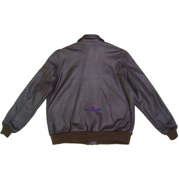 GEORGETOWN A-2 type padded leather flight jacket, men's size L equivalent /eaa510285