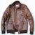 Flight A-1 Repro Military Aviation Captain Bomber Air Force Goat Leather Jacket