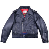FiveStar Leather 1950's Two Stars Jacket Black Horsehide leather