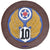 Fivestar Leather 10th Air Force emblem Leather Patch