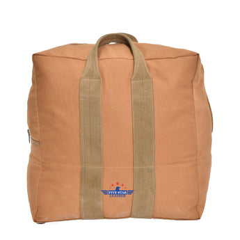 FiveStar Leather Repro RAF 1940's Large Parachute Canvas Bag