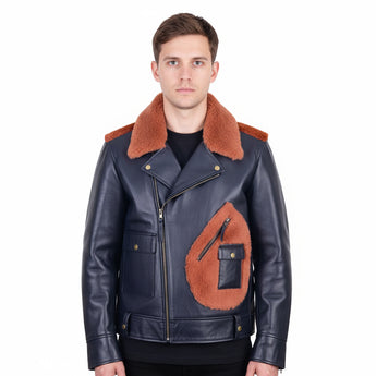 Five Star Leather SpeedKing Cycle Champ Grizzly Style Jacket Horse Hide Seal Brown