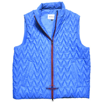 Men’s Quilted Puffer Vest Stand Collar Zipper