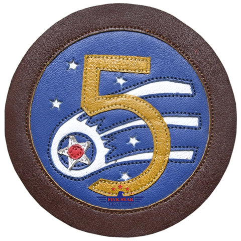 Fivestar Leather WWll Army Air Corps 5th Air Force Class A Patch