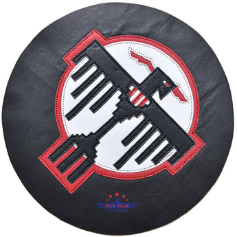 Fivestar Leather 787th Bombardment Sqd & 34th Bombardment Sqd Leather patches