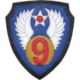 FiveStar Leather WWII Army Air Corps 9th Air Force Class A Patch