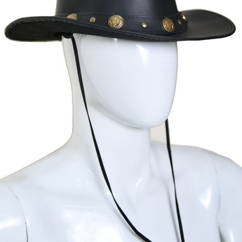 FiveStar Leather Men Real Leather Western Cowboy Hat