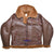 FiveStar Leather Repro R.A.F Bomber Sheepskin Flight Jacket With Side Entry Russet Reinforcements