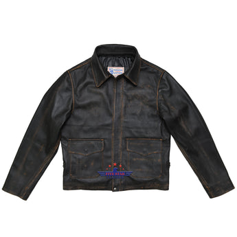 FiveStar Leather Men Holy Grail Hunter Jacket
