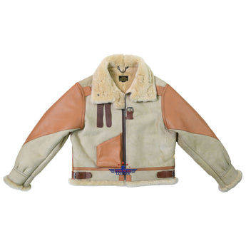 FiveStar Leather Sheepskin Flying Type B-3 Uncoated 1937 Jacket Version