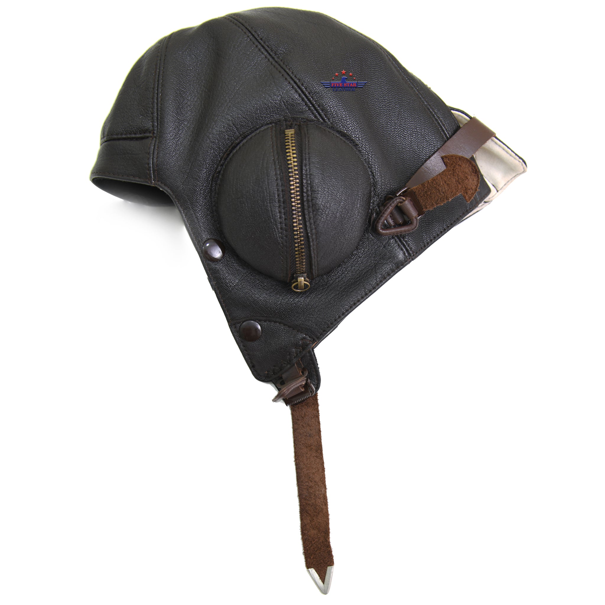 bomber plane style motorcycle helmet FiveStar Leather RAF Type B Flying Pilot Helmet WWII – Fivestar Leather