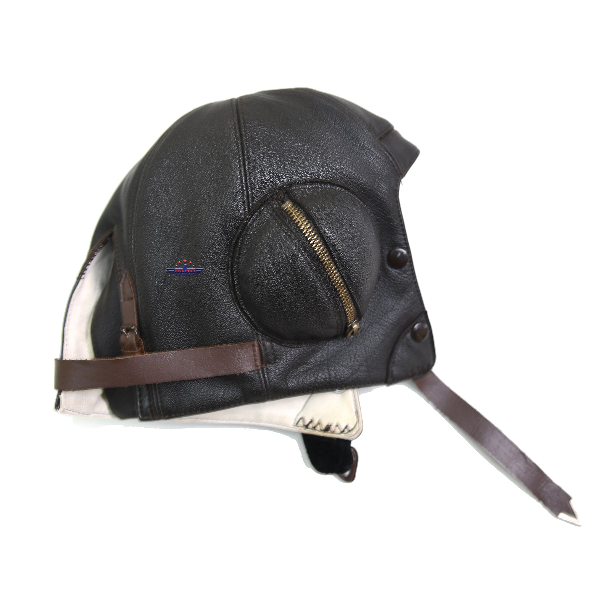 FiveStar Leather RAF Type B Flying Pilot Helmet WWII – Fivestar Leather