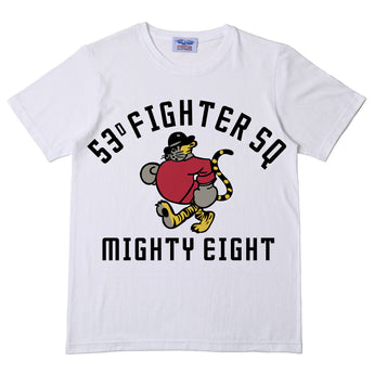 Fivestar Leather 53d Fighter Squadron Tubular T-Shirt 100% Cotton White