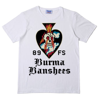 FiveStar Leather 89th Fighter Squadron Tubular T-Shirt 100% Cotton White