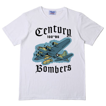 FiveStar Leather Century 100th Bombardment Group Tubular T-Shirt 100% Cotton White