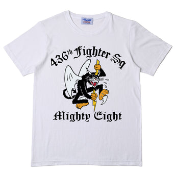 Fivestar Leather 436th Fighter Squadron Tubular T-Shirt 100% Cotton White