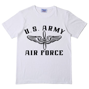 FiveStar Leather U.S. Army Air Force Tubular T-Shirt 100% Cotton White