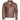 FiveStar Leather Men's Civilian Vintage Windbreaker Goatskin Reddish Brown Jacket