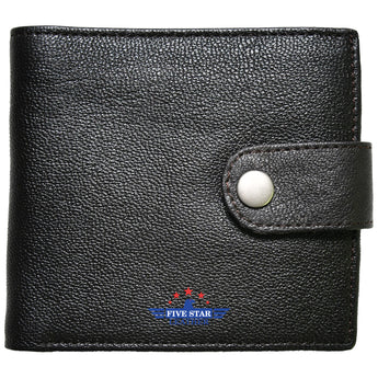 MEN'S VINTAGE WWII AIRMAN'S REAL GOATSKIN  LEATHER WALLET SEAL BROWN