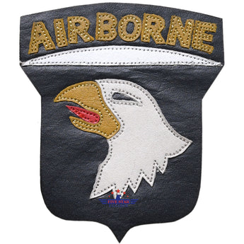 Fivestar Leather 101st AIRBORNE Divisions Screaming Eagle Army Military US Team leather Patch