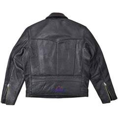 FiveStar Leather Vintage D Styled Pocket Sky Master Men Jacket Seal Brown Steer Hide