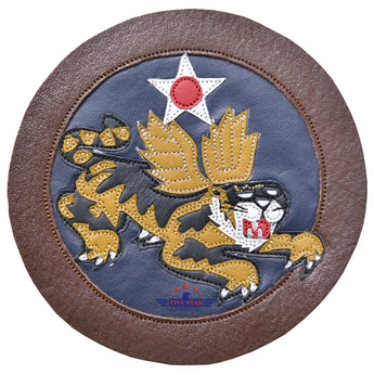 Fivestar Leather 14th Air Force Patch WWII Flying Tiger Leather Patch