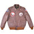 Fivestar Leather Type A2 Bronco Military Flight Real Goatskin Leather Jacket with Patches
