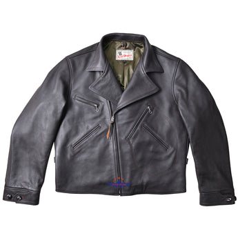 Fivestar Leather 30's Sports Seal Brown Horse Hide Men Jacket