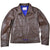 Fivestar Leather Men 1930's Sports Jacket Mid Brown Horse Hide