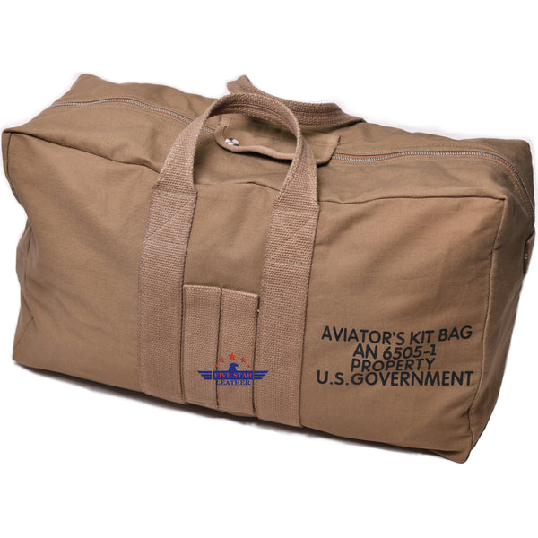 Fivestar Leather Repro USAAF AN-6505-1 Aviators Kit Bag