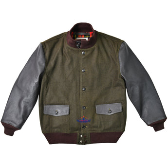 Men's WWII Type A1 Repro Aviation Associates Military Flight Instructor Jacket