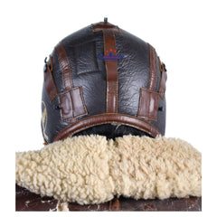 WORLD WAR II US ARMY AIR FORCE REPRO TYPE B-6 FLYING HELMET