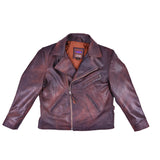 FiveStar Leather Men's Civilian Vintage Windbreaker Jacket Buffalo Distressed Leather