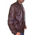 Men Real Soft Lamb Leather Varsity Baseball Bomber College Raglan sleeve Jacket