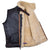 FiveStar Leather Sports Vintage B3 Vest Seal Brown sheepskin