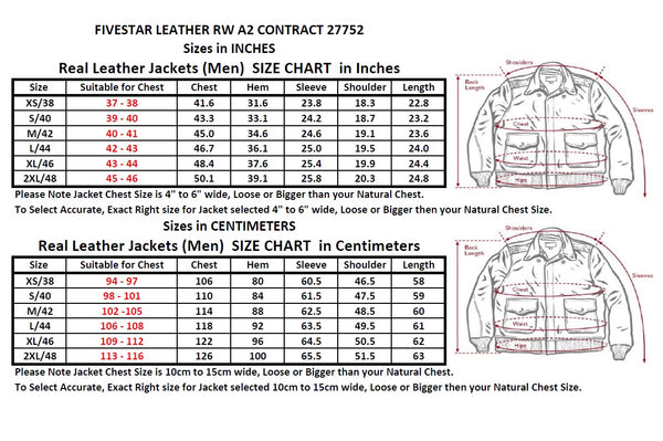 Repro A2 RW Clothing Co Contract No. W535 AC-27752 Real Horsehide Leat ...