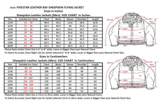 FiveStar Leather Repro RAF Flying 1940/41 Pattern Sheepskin Flight Jacket Russet Reinforcements