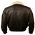 New Men Real Repro Bomber A-2 Genuine Leather Fur Collar Pilot Flying Jacket