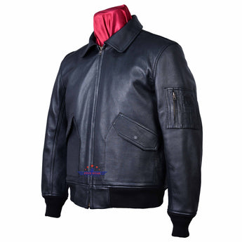 Flight Pilot Bomber Men Real Leather Jacket Airforce CWU-45/P Flying
