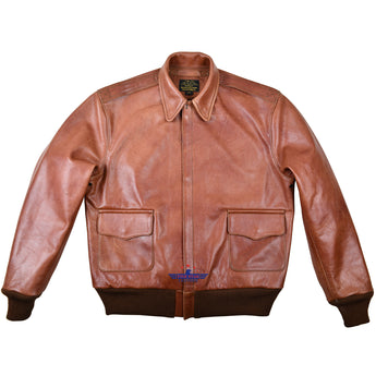 FiveStar Leather Men A2 Repro Monarch Mfg. Co. DWG. No. 301415 A.C. Order W535-A.C-23378 Visky Horsehide