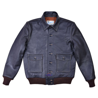 Men FiveStar Pilot Flight Air force Corp Bomber WALDO PEPPER Leather Jacket