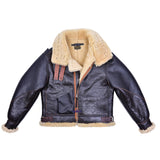 MEN'S CLASSIC B-3 WWII REAL SHEEP SHEARLING BOMBER PILOT US AIR CORPS JACKET