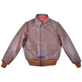 Repro Type A-2 H.L.B Corp N.Y. DWG. No. 30-1415 A.C. ORDER No. 37-3891P Horsehide Leather
