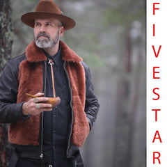 FiveStar Leather 1930s Grizzly Jacket Real Leather