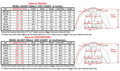 FiveStar Leather 1950's REBEL Jacket Black Horsehide leather